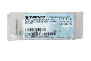 DEPUY SYNTHES 212.219 LOCKING SCREW T25 50MM