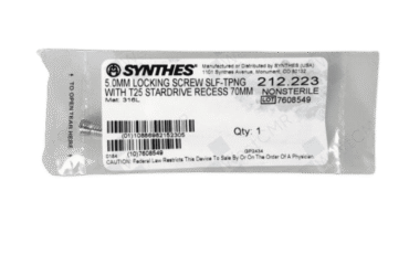 DEPUY SYNTHES 212.223 5.0MM LOCKING SCREW 70MM