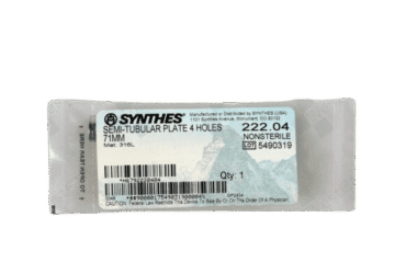 DEPUY SYNTHES 222.04 SEMI-TUBULAR PLATE 71MM