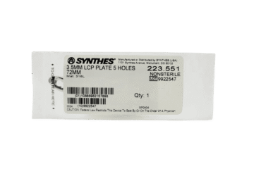 DEPUY SYNTHES 223.551 3.5MM LCP PLATE 5 HOLE 72MM