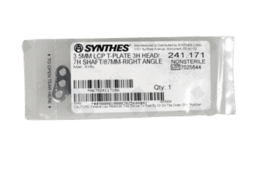 DEPUY SYNTHES 241.171 T-PLATE 7 HOLE/87MM RIGHT ANGLE