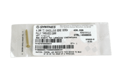 DEPUY 406.026 TI CANCELL. BONE SCREW 4MM 26MM