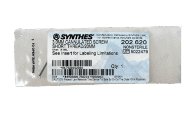 DEPUY SYNTHES 202.620 SCREW SHORT THREAD 20MM