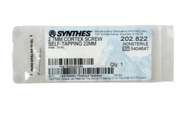 DEPUY SYNTHES 202.822 2.7MM SELF-TAPPING SCREW 22MM
