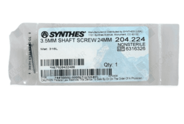 DEPUY 204.224 SHAFT SCREW 3.5MM 22MM