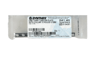 DEPUY SYNTHES 241.40 TUBULAR PLATE 10 HOLE 121MM