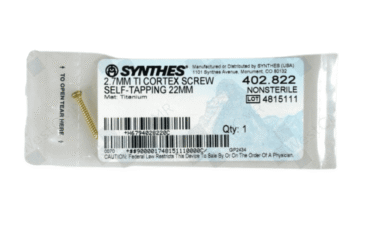 DEPUY 402.822 TI CORTEX SCREW 2.7MM 22MM