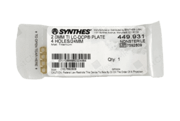 DEPUY 449.931 TI LC-DCP PLATE 2.0MM 4 HOLE 24MM
