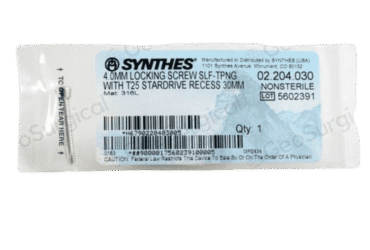 DEPUY 02.204.030 LOCKING SCREW 4.0MM T25 STARDRIVE 30MM