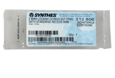 DEPUY 212.806 LOCKING SCREW 2.4MM STARDRIVE 6MM