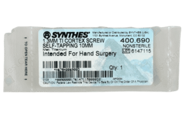 DEPUY 400.690 TI CORTEX SCREW 1.3MM 10MM