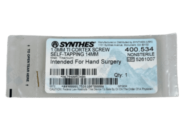 DEPUY 400.534 TI CORTEX SCREW 1.0MM 14MM