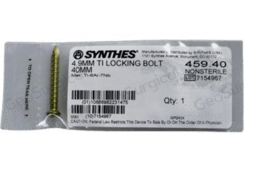 DEPUY 459.40 TI LOCKING BOLT 4.9MM 40MM