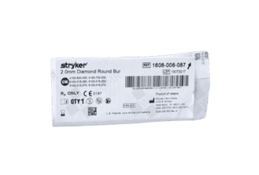 STRYKER 1608-006-087 ROUND DIAMOND BUR 2MM