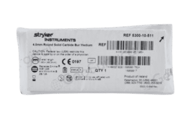 STRYKER 5300-010-511 4MM ROUND CARBIDE BUR MEDIUM