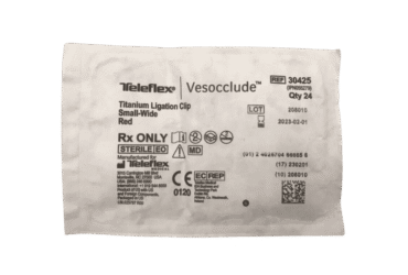 TELEFLEX 30425 TITANIUM LIGATION CLIP SMALL-WIDE RED