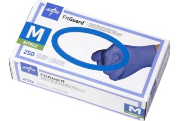 Medline FitGuard ES Select Nitrile Exam Gloves (TRG400M)