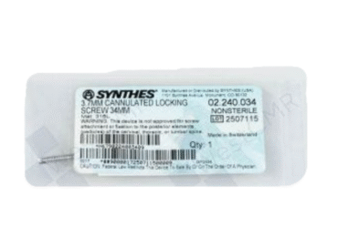 DEPUY SYNTHES 02.240.034 3.7MM CAN LOCK SCREW 34MM