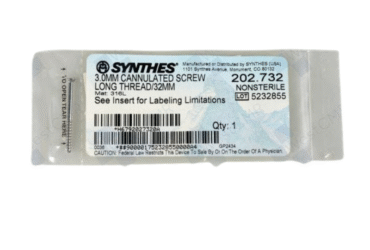 DEPUY SYNTHES 202.732 3.0MM CANN SCREW LONG THREAD 32MM