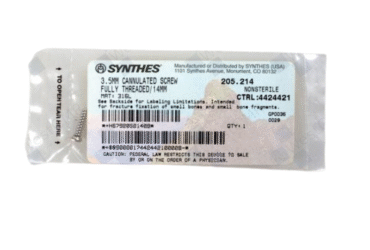 DEPUY SYNTHES 205.214 3.5MM FT CAN SCREW 14MM