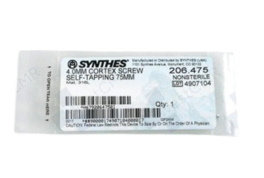 DEPUY SYNTHES 206.475 4.0MM CORTEX SCREW ST 75MM