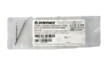 DEPUY SYNTHES 212.136 3.5MM LOCKING SCREW STARDRIVE 46MM