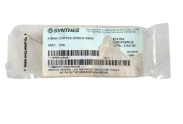 DEPUY SYNTHES 214.064 4.5MM CORTEX SCREW 64MM