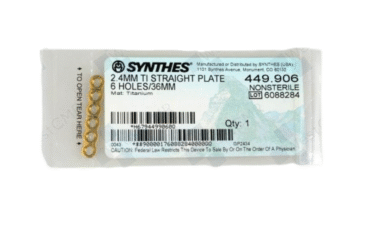 DEPUY SYNTHES 449.906 2.4MM TI STRAIGHT PLATE 6H 36MM
