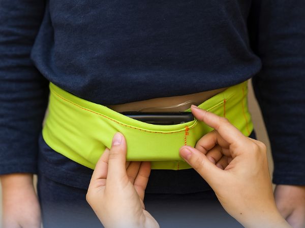 Insulin pump belts provide a secure space for holding the insulin pump