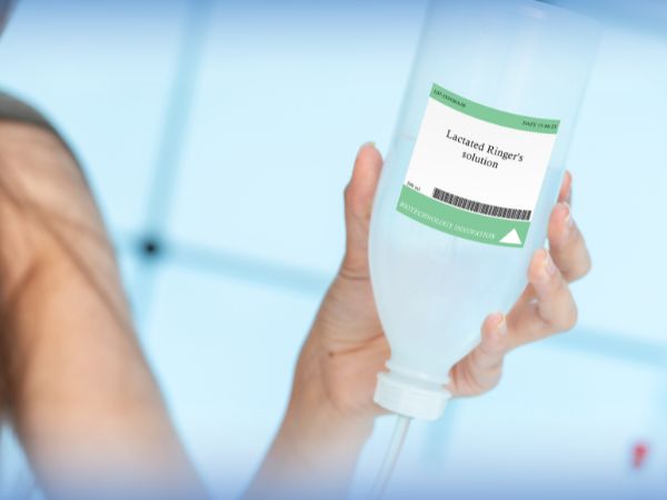 Lactated Ringer’s solution can treat hypotension and dehydration
