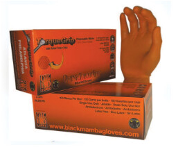 Orange Torque OTG130 8 Mil Nitrile Disposable Gloves X Large 100 per Box