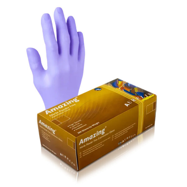Aurellia Amazing XS Nitrile Powder-Free Examination Gloves – 1000 per Case
