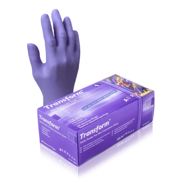 Aurellia Transform M Nitrile Powder-Free Examination Gloves – 1000 per Case