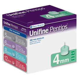 Unifine Ultra Pen Needles 5mm x 31G – 100 Count per Box (12 Boxes per Case)