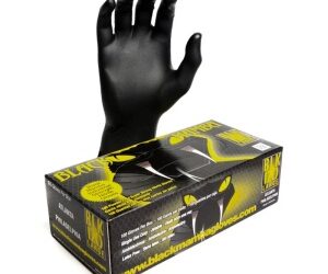 Black Mamba BLK100 7 mil Nitrile Disposable Gloves – Small, 1000 per Case