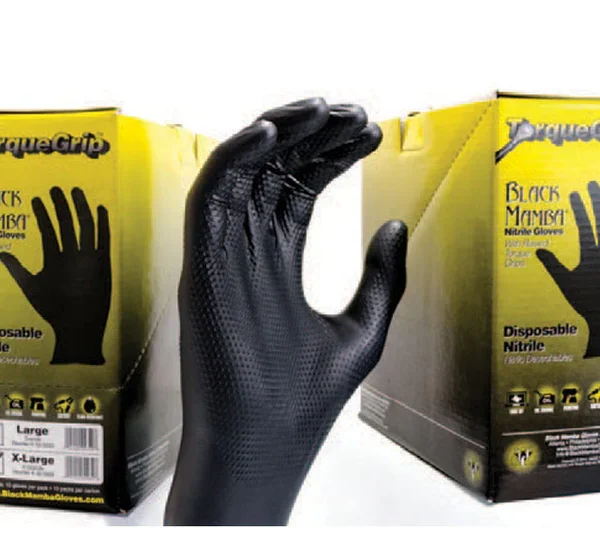 SnakeSkin Grip 02-5503 Retail Pack Disposable Gloves Large 10 per Pack