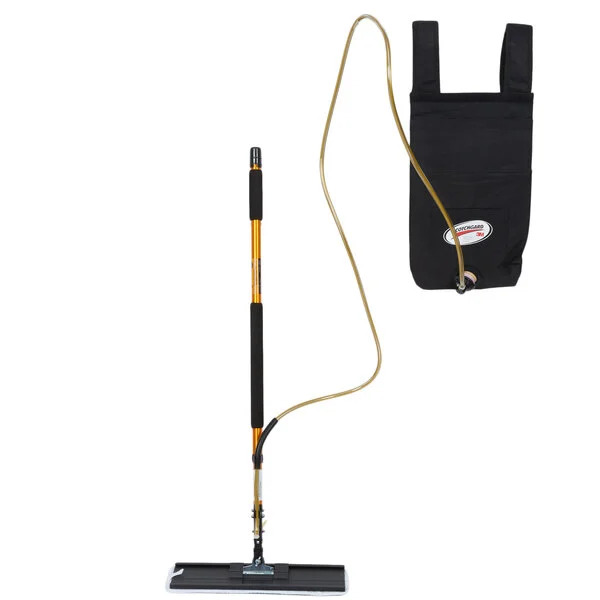 3M Easy Shine Applicator Kit – Reliable and Efficient Floor Finishing Tool, 18" Pad, 43-63" Adjustable Handle, Gold/Black