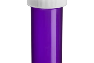 Ovals and Vials 08496-3004-21 ColorSafe 30 dram Violet Vial with Reversible Cap RC
