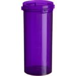 Ovals and Vials 08496-3004-21 ColorSafe 30 dram Violet Vial with Reversible Cap RC
