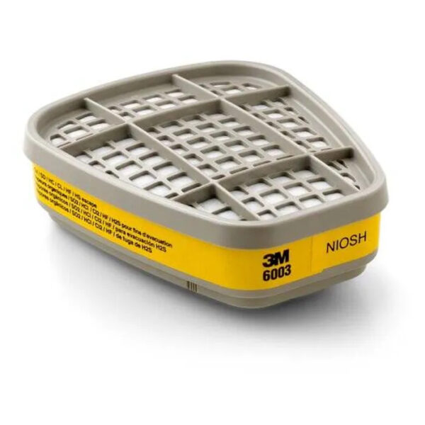 3M 6003 Organic Vapor/Acid Gas Cartridge – Reliable and Long-Lasting Respiratory Protection