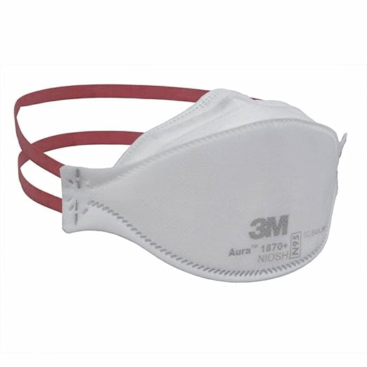 3M Aura Health Care Particulate Respirator Mask – Comfortable and Reliable N95 Protection, Bulk, 440 per Case