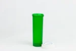 Ovals and Vials 08496-6003-11 ColorSafe 60 dram Green Vial with Reversible Cap RC