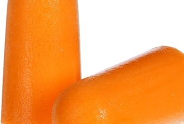 3M Foam Single-Use Earplugs – Comfortable and Reliable Hearing Protection, Cordless, 29 NRR, Orange, 200 Pairs