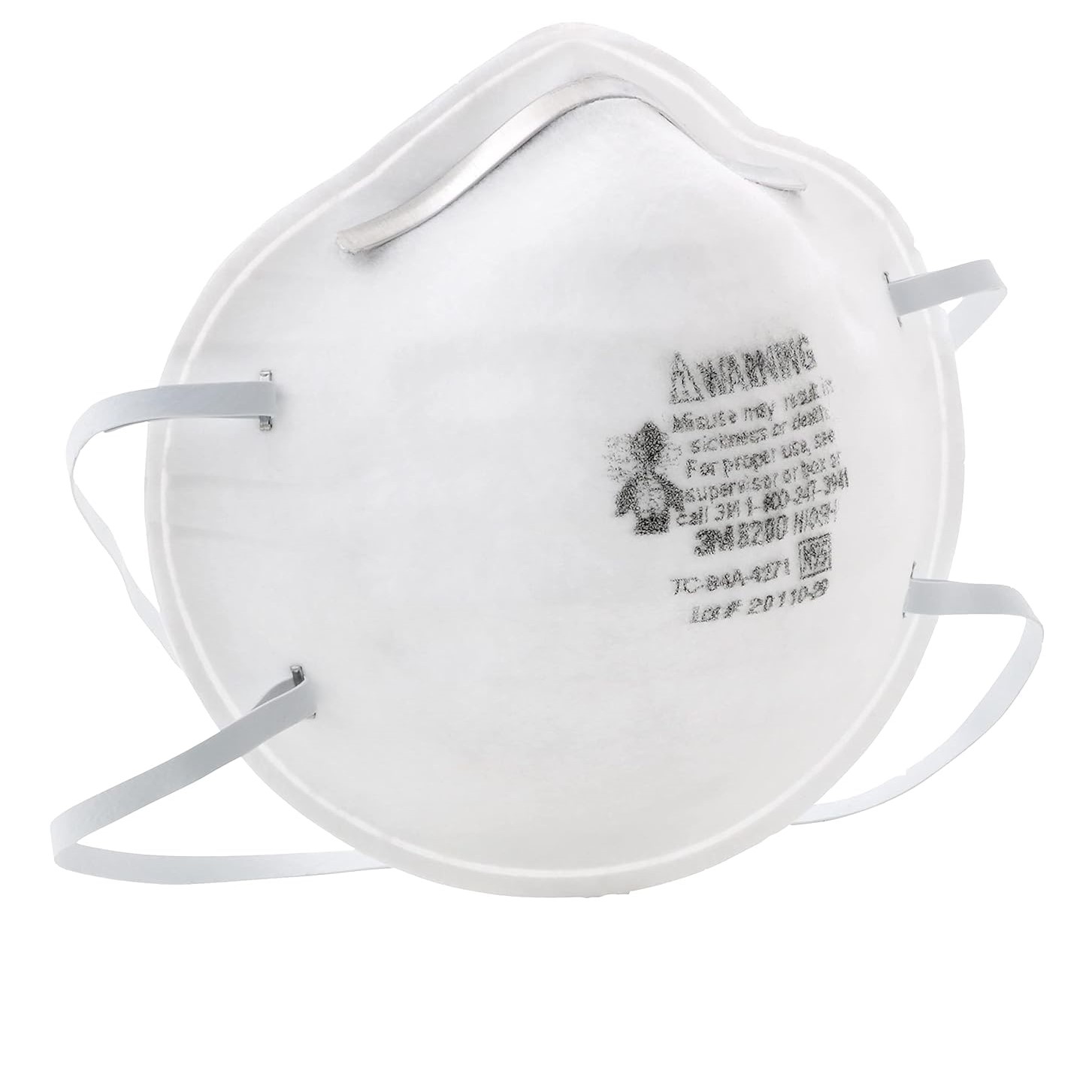 61cJ4Up-QkS._SL1500_ 3M N95 Particulate Respirator 8200 – Reliable and Comfortable Protection, Pack of 20