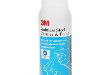 3M Stainless Steel Cleaner and Polish – Reliable and Streak-Free Shine, Lime Scent, 10 oz Aerosol Spray