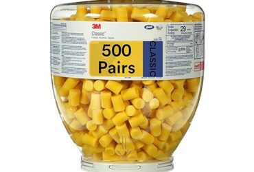 3M E-A-R Classic Earplugs – Reliable and Comfortable Hearing Protection, Pack of 1000