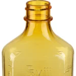 Ovals and Vials 08496-0431-10 ColorSafe 4 oz Amber Oval with Child Resistant Cap CRC