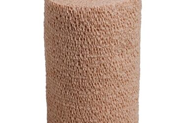 3M Coban Elastic Wrap – Reliable and Secure Compression Support, 4 in W x 5 yd, 18 Rolls per Box