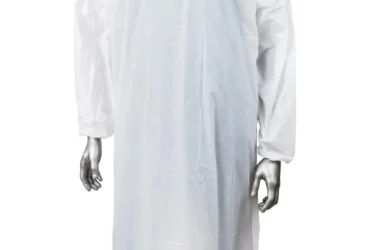 AMBISHIELD  CPG60WEW	60"	WHITE	1.75 MIL CPE GOWN WITH ELASTIC WRISTS 	100	50/BAG, 2 BAGS/CS