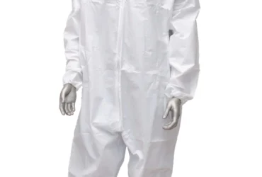 AMBISHIELD  MPCV5X	5X	WHITE	MICROPOROUS COVERALL, ZIPPER FRONT, PLAIN, COLLAR, OPEN WRIST AND ANKLES	25	25/BAG